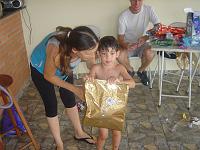  A Rê parece sacanagem mas tirou o Dú, que é seu filho.