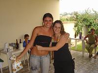  A Regiane saiu com a Rochelle (namorada do Thiago).