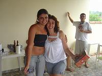  Rochelle saiu com a Dona Vera.