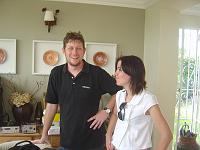  Alexandre Pereira e sua esposa, Deborah.