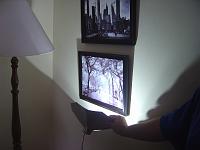  Olha isso iluminando um quadro como fica.